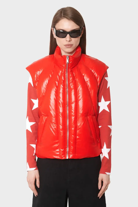 women#@Жилет RETRO PADDED червоний