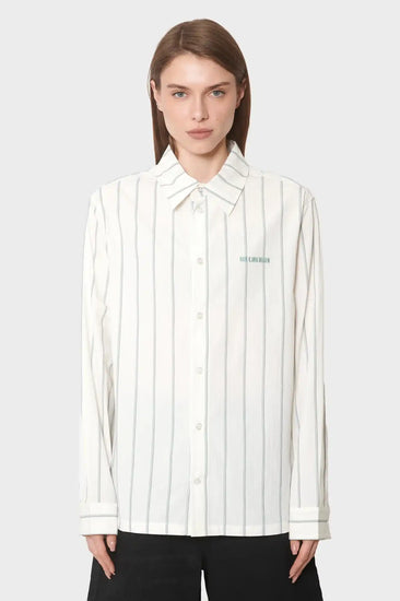 women#@Сорочка RETRO STRIPED біла
