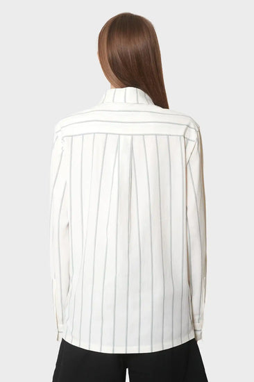 women#@Сорочка RETRO STRIPED біла