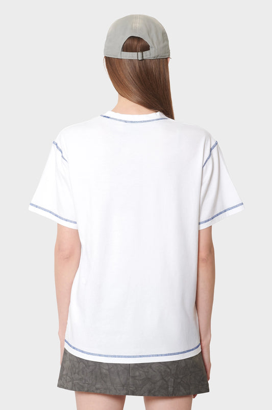 women#@Футболка XOXO, SERENA біла