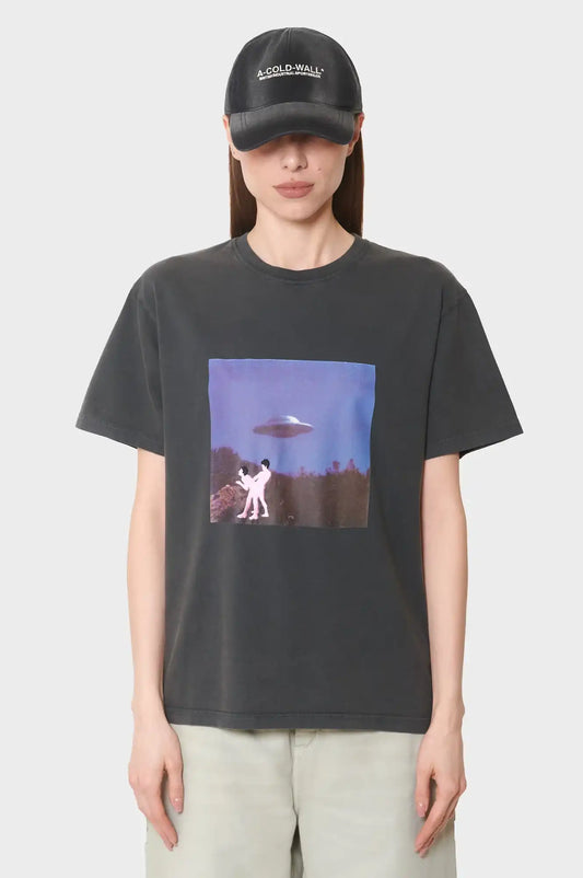 women#@Футболка I CAME FROM OUTERSPACE чорна