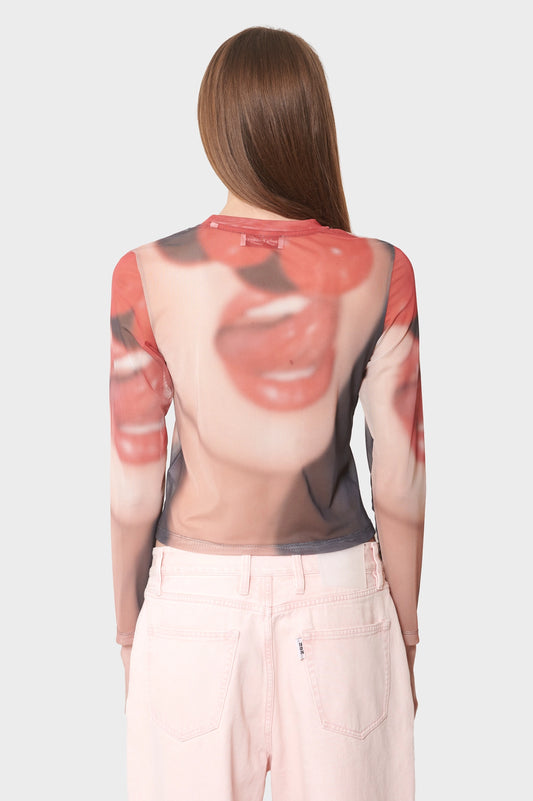 women#@Лонгслів MARASCHINO MADNESS різнокольоровий