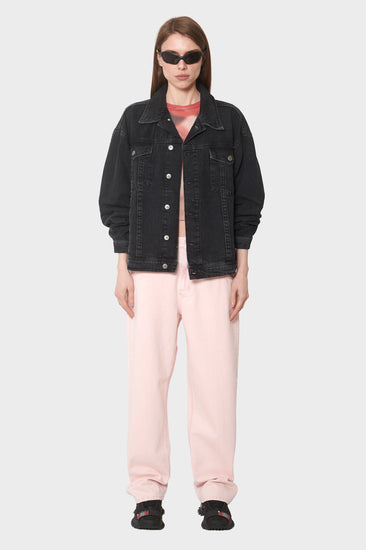 women#@Джинсова куртка OVERSIZED DENIM JACKET чорна