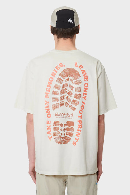 men#@Футболка FOOTPRINTS біла