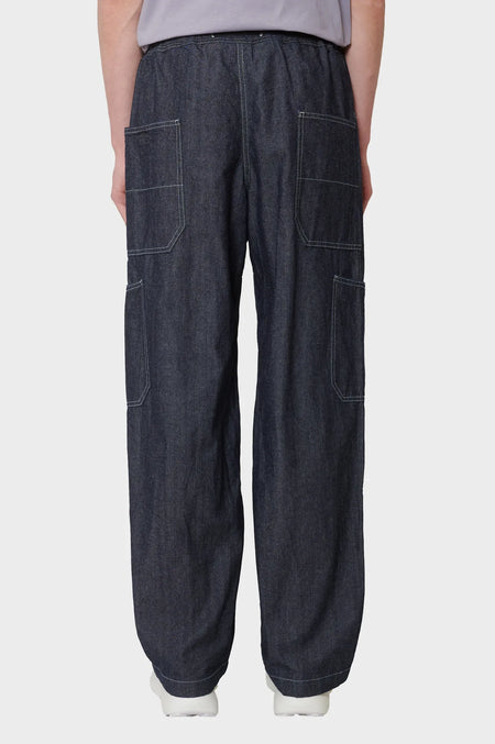 men#@Штани JAPANESE CHAMBRAY ROCK темно-сині