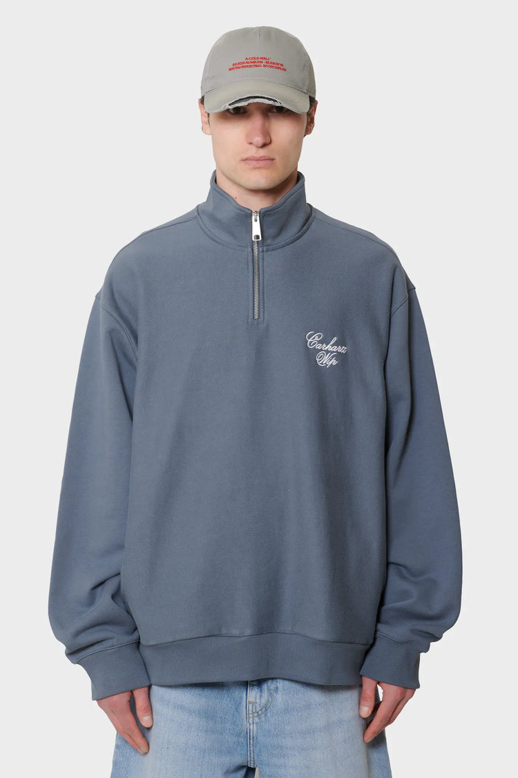 men#@Світшот LONGHAND HALF ZIP сірий
