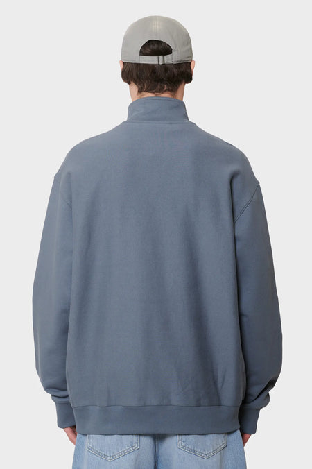 men#@Світшот LONGHAND HALF ZIP сірий