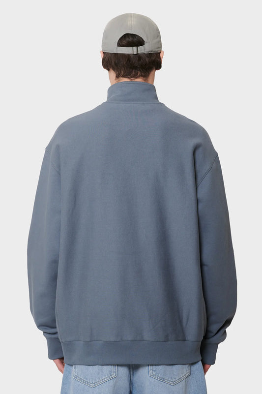 men#@Світшот LONGHAND HALF ZIP сірий