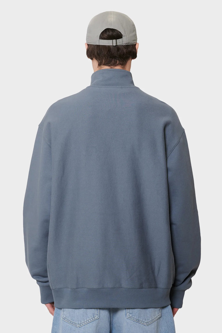men#@Світшот LONGHAND HALF ZIP сірий