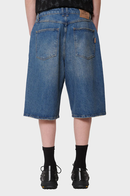 Джинсовые шорты STRAIGHT DENIM SHORTS синие