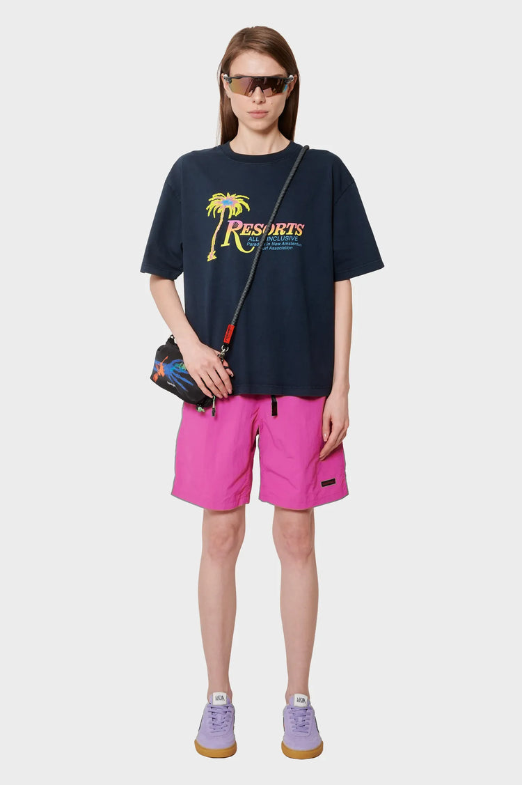women#@Шорти NYLON PACKABLE рожеві