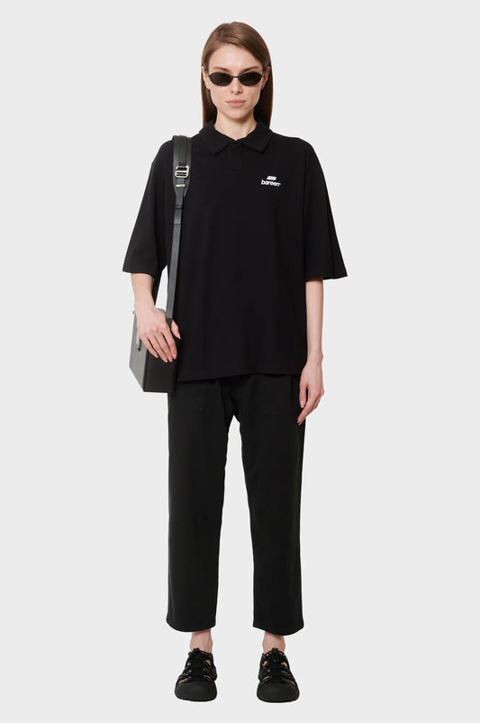 women#@Поло OVERSIZE POLO чорне