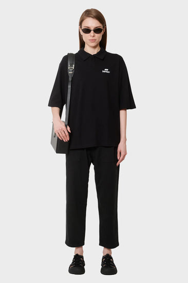 women#@Поло OVERSIZE POLO чорне