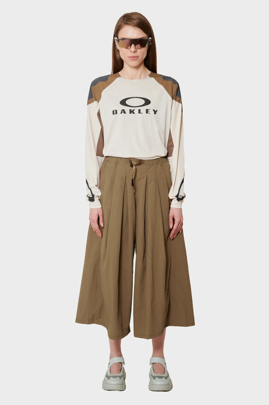 women#@Штани NYLON FLARE коричневі