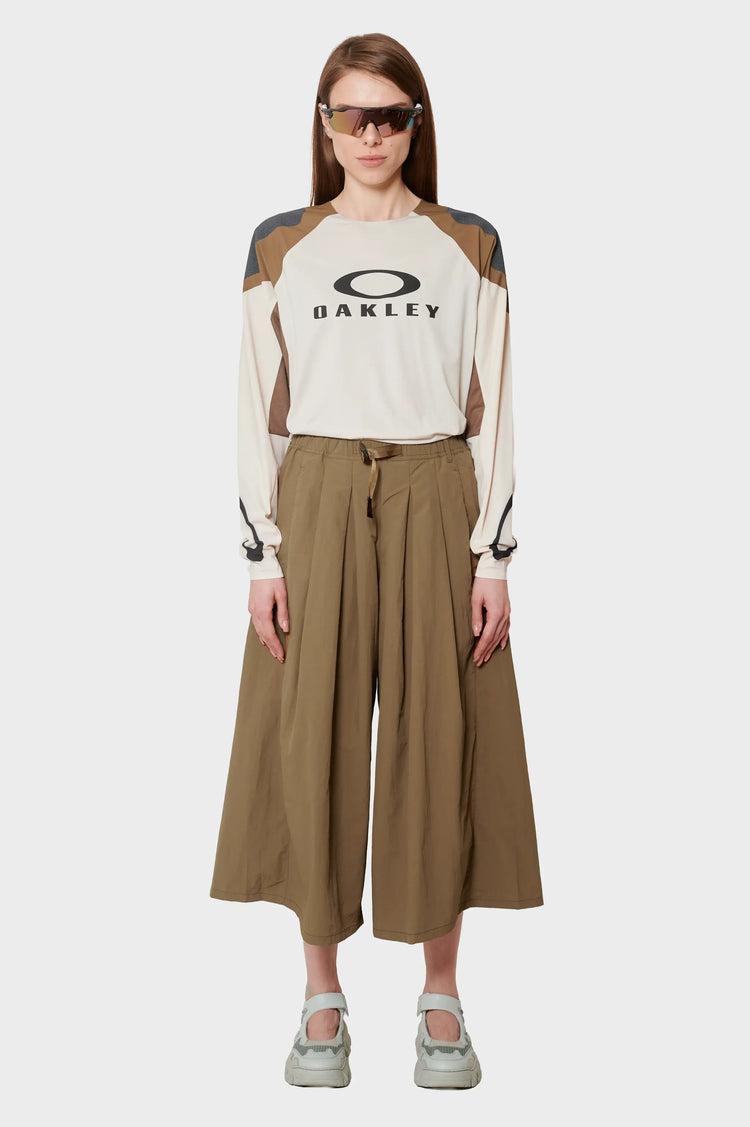 women#@Штани NYLON FLARE коричневі