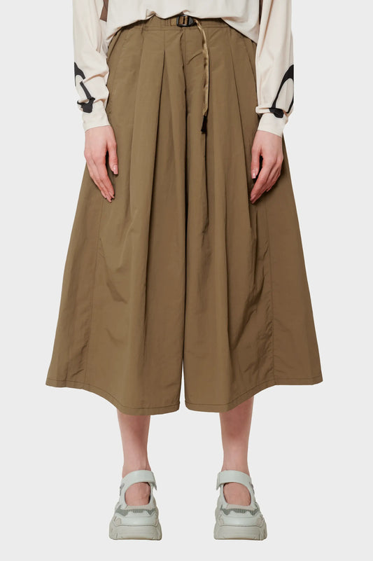 women#@Штани NYLON FLARE коричневі