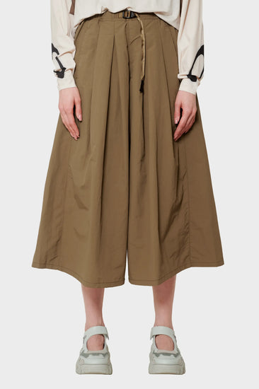 women#@Штани NYLON FLARE коричневі