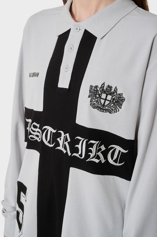 Джерсі DISTRIKT POLO LS сіре