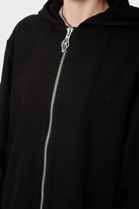 Зіп-худі HOODED SHIRT чорне