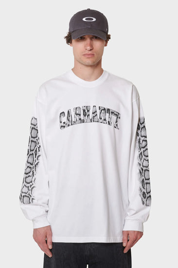 men#@Лонгслів L/S CAMO SNAKE T-SHIRT білий