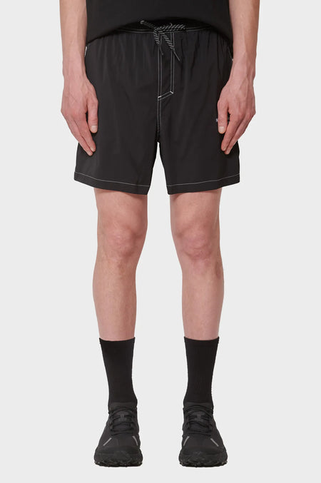 men#@Плавальні шорти CONTRAST SWIMSHORT чорні