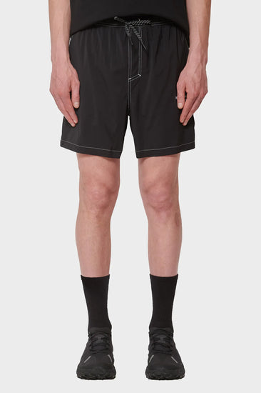men#@Плавальні шорти CONTRAST SWIMSHORT чорні