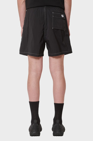 men#@Плавальні шорти CONTRAST SWIMSHORT чорні