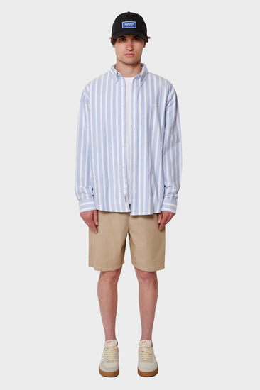 men#@Сорочка L/S DEVEN SHIRT синя