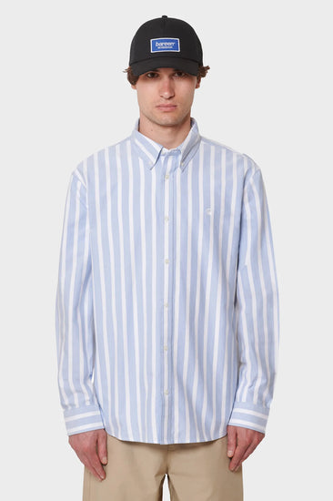men#@Сорочка L/S DEVEN SHIRT синя