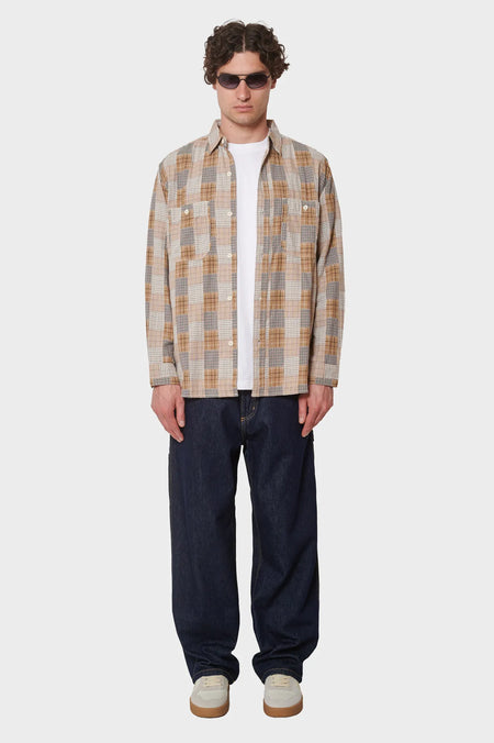 men#@Сорочка WORK SHIRT коричнева