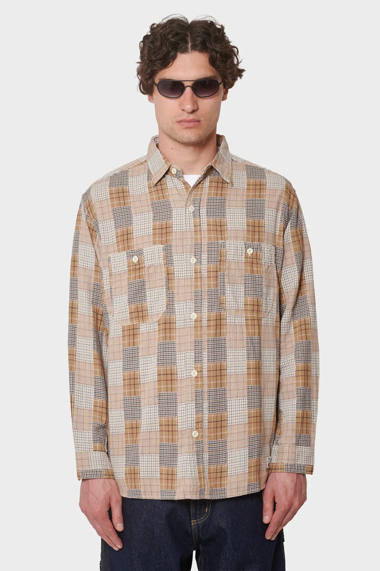 men#@Сорочка WORK SHIRT коричнева