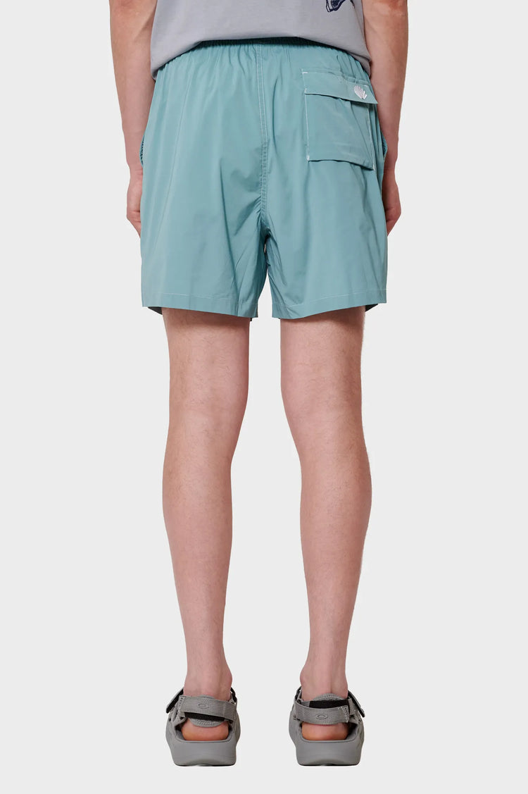 men#@Плавальні шорти CONTRAST SWIMSHORT POOL блакитні