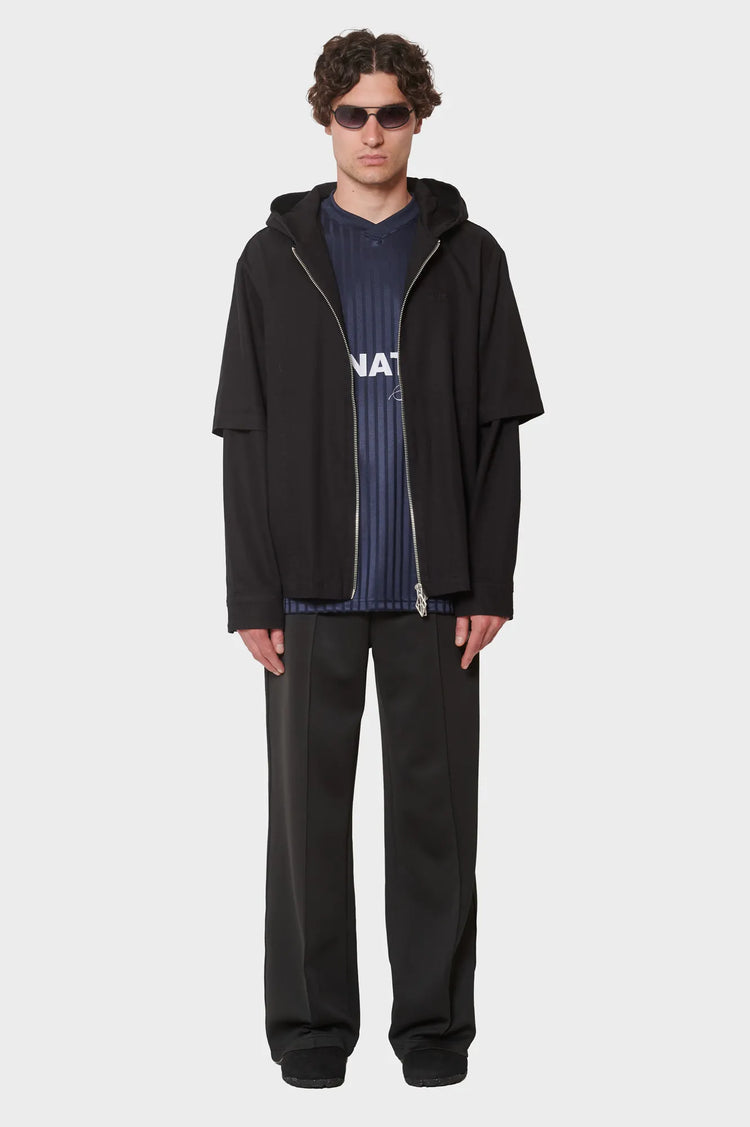 men#@Зіп-худі HOODED SHIRT чорне