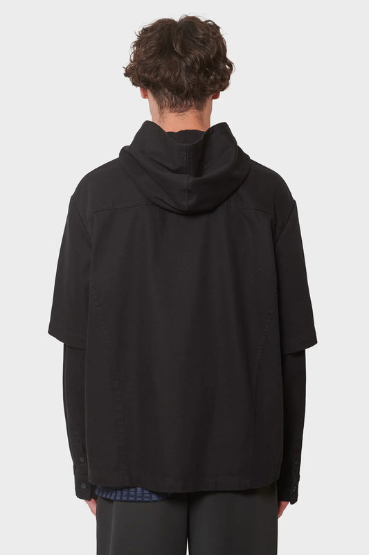 men#@Зіп-худі HOODED SHIRT чорне