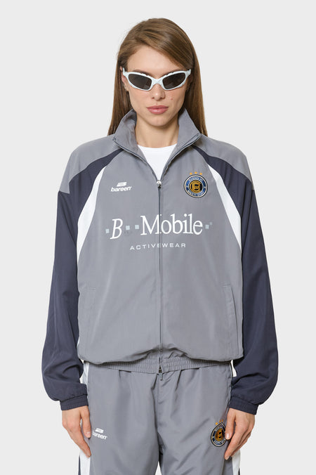 women#@Куртка FOOTBALL TRACK JACKET сіра