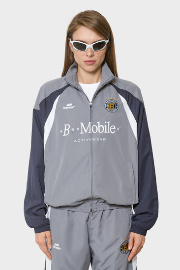 women#@Куртка FOOTBALL TRACK JACKET сіра