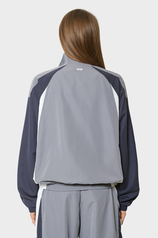 women#@Куртка FOOTBALL TRACK JACKET сіра