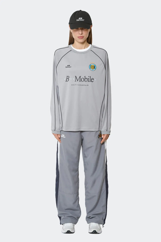 women#@Лонгслів FOOTBALL JERSEY - LS сірий