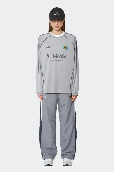 women#@Лонгслів FOOTBALL JERSEY - LS сірий