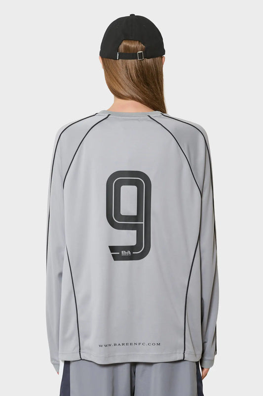 women#@Лонгслів FOOTBALL JERSEY - LS сірий