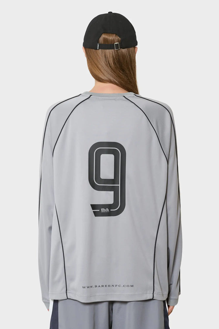 women#@Лонгслів FOOTBALL JERSEY - LS сірий