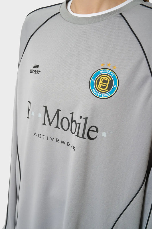 Лонгслів FOOTBALL JERSEY - LS сірий