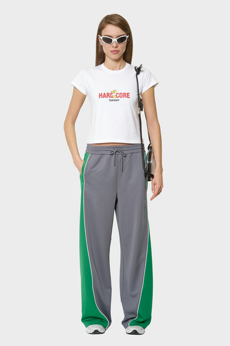 women#@Футболка HARDCORE WOMEN'S CROPPED T-SHIRT біла