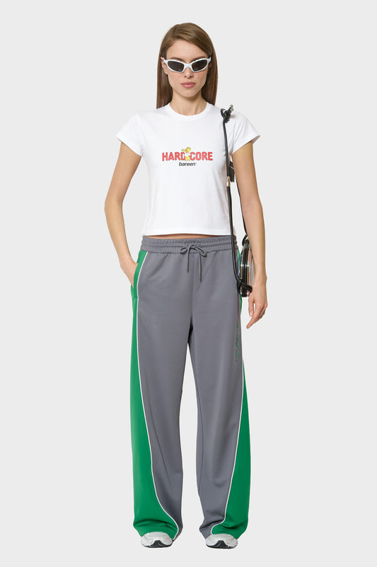 women#@Футболка HARDCORE WOMEN'S CROPPED T-SHIRT біла