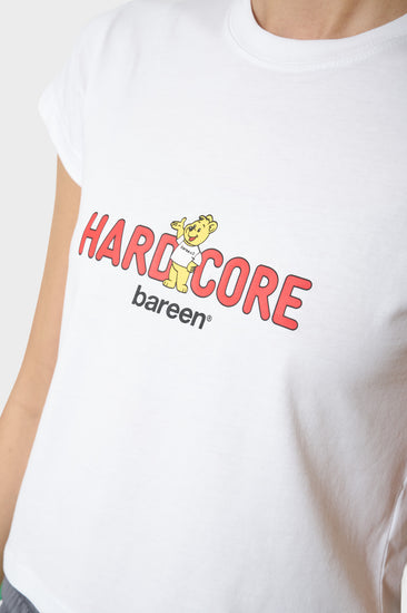 Футболка HARDCORE WOMEN'S CROPPED T-SHIRT біла Фото 6