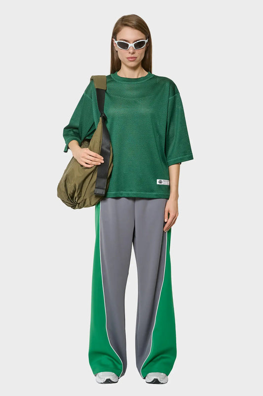 women#@Футболка MESH JERSEY зелена