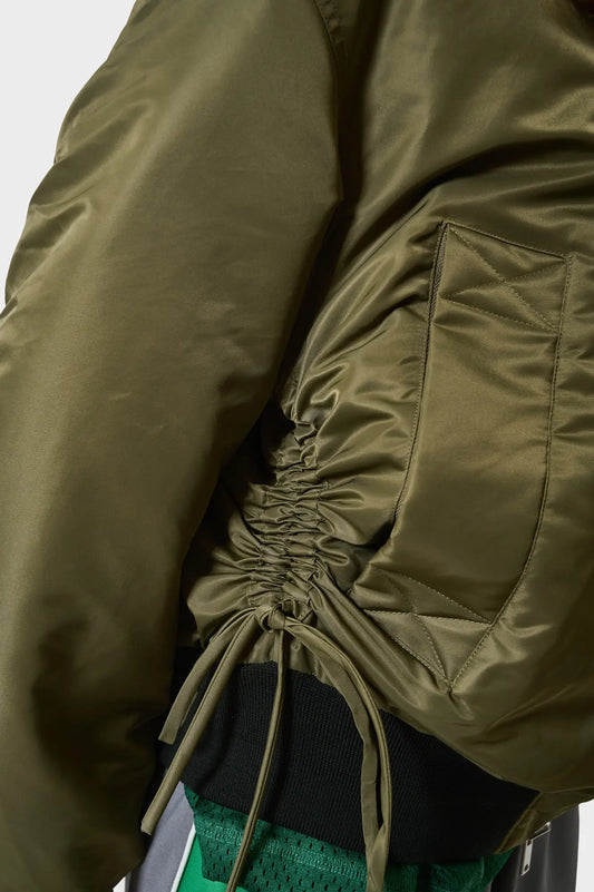 Куртка REVERSIBLE BOMBER JACKET зелена