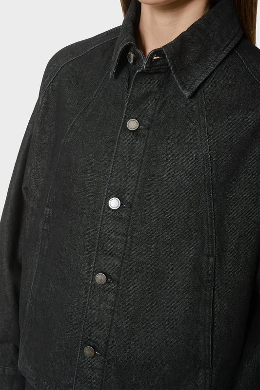 Джинсова сорочка DENIM OVERSHIRT чорна