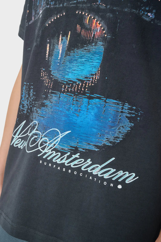 Футболка CITY OF WATER TEE синя