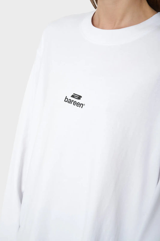 Лонгслів OVERSIZED LONGSLEEVE LOGO білий